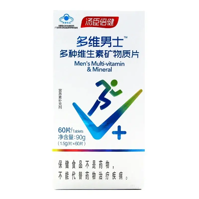 [多维男士]多种维生素矿物质片90g(1.5g60片)瓶盒